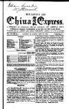 London and China Express Saturday 26 May 1860 Page 1