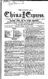 London and China Express Friday 10 August 1860 Page 1