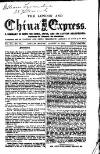 London and China Express Monday 26 August 1861 Page 1