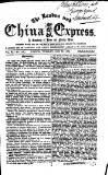 London and China Express Tuesday 26 January 1864 Page 1