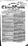 London and China Express Saturday 26 March 1864 Page 1