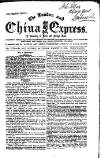 London and China Express Saturday 17 March 1866 Page 1