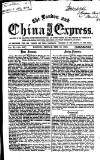 London and China Express Friday 26 February 1869 Page 1