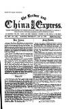 London and China Express Thursday 20 January 1870 Page 1