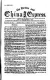 London and China Express Friday 20 March 1874 Page 1
