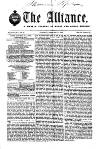 Alliance News Saturday 17 February 1855 Page 1