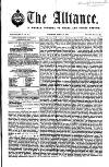 Alliance News Saturday 14 April 1855 Page 1
