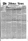 Alliance News Saturday 02 December 1865 Page 1
