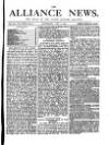 Alliance News Saturday 07 July 1877 Page 1