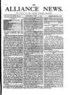 Alliance News Saturday 14 July 1877 Page 1