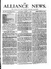 Alliance News Saturday 11 August 1877 Page 1