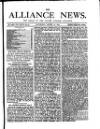Alliance News Saturday 25 August 1877 Page 1