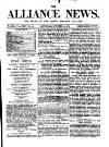 Alliance News Saturday 19 October 1878 Page 1