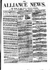 Alliance News Saturday 26 October 1878 Page 1
