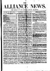 Alliance News Saturday 15 March 1879 Page 1