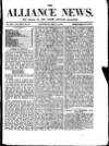 Alliance News Saturday 10 May 1879 Page 1