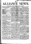 Alliance News Saturday 26 July 1879 Page 1