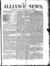 Alliance News Saturday 20 December 1879 Page 1