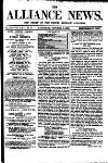 Alliance News Saturday 09 October 1880 Page 1