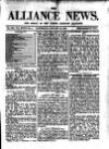 Alliance News Saturday 22 January 1881 Page 1