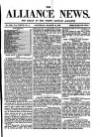 Alliance News Saturday 12 March 1881 Page 1