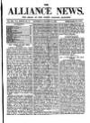 Alliance News Saturday 19 March 1881 Page 1