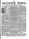 Alliance News Saturday 02 April 1881 Page 1
