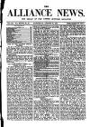 Alliance News Saturday 27 August 1881 Page 1