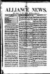 Alliance News Saturday 25 February 1882 Page 1