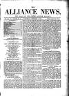 Alliance News Saturday 07 October 1882 Page 1