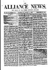 Alliance News Saturday 13 January 1883 Page 1