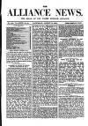Alliance News Saturday 11 August 1883 Page 1