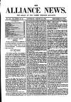Alliance News Saturday 25 August 1883 Page 1
