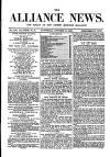 Alliance News Saturday 13 October 1883 Page 1