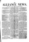 Alliance News Saturday 12 July 1884 Page 1