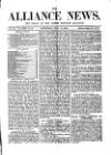 Alliance News Saturday 19 July 1884 Page 1
