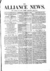 Alliance News Saturday 11 October 1884 Page 1