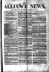 Alliance News Saturday 17 January 1885 Page 1