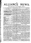 Alliance News Saturday 04 April 1885 Page 1