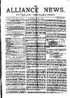 Alliance News Saturday 09 May 1885 Page 1