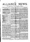 Alliance News Saturday 23 May 1885 Page 1