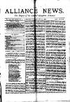Alliance News Saturday 23 January 1886 Page 1