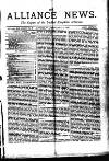 Alliance News Saturday 06 February 1886 Page 1