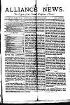 Alliance News Saturday 13 February 1886 Page 1