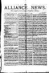 Alliance News Saturday 20 March 1886 Page 1