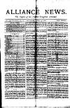 Alliance News Saturday 17 April 1886 Page 1