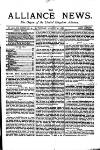 Alliance News Saturday 21 August 1886 Page 1