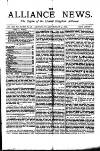Alliance News Saturday 04 September 1886 Page 1