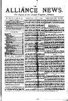 Alliance News Saturday 04 December 1886 Page 1