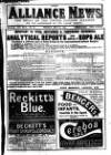 Alliance News Friday 31 May 1895 Page 1